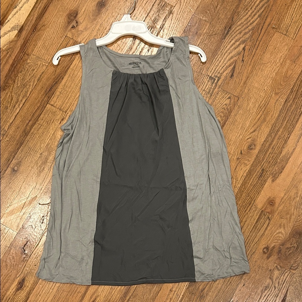 Merona Gray and dark Gray Tank Top